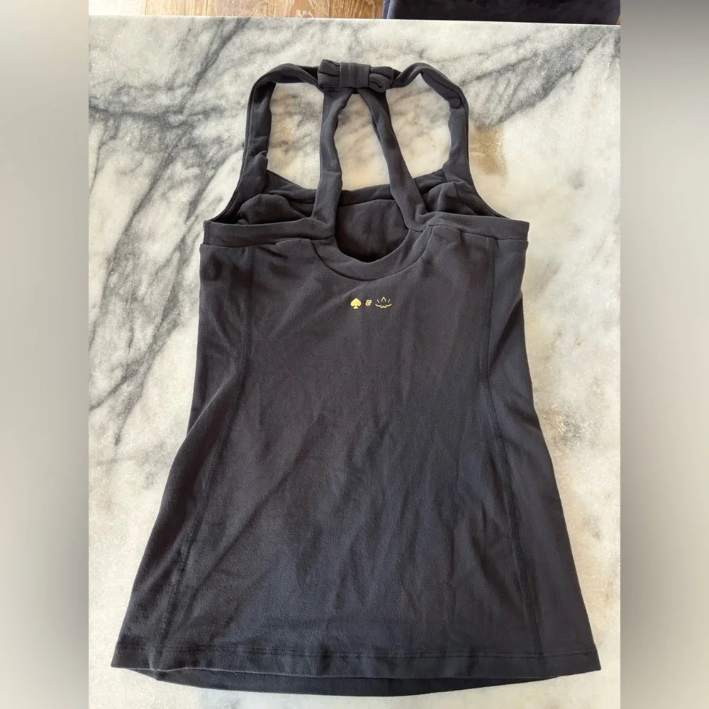 Beyond Yoga x Kate Spade Black Workout Tank Sz S - Picture 7 of 7